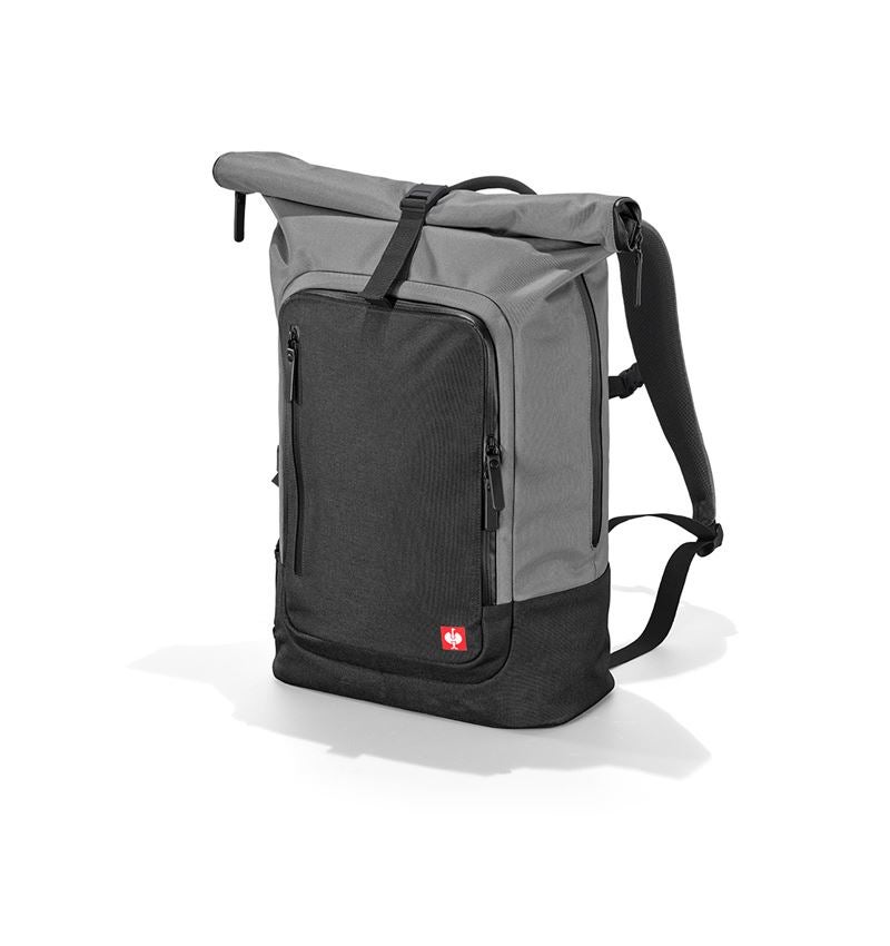 Topics: Rolltop backpack e.s.work&travel + basaltgrey/black