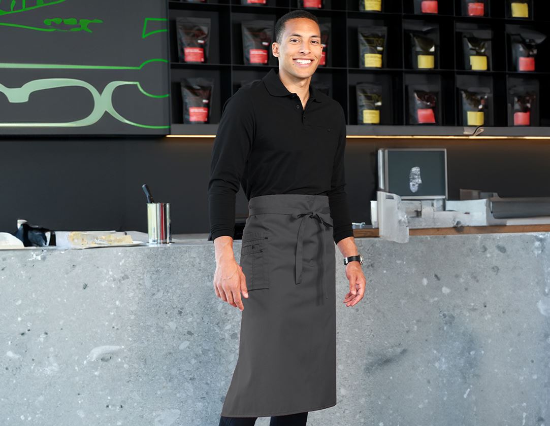 Topics: Mid-Length Apron + grey/black