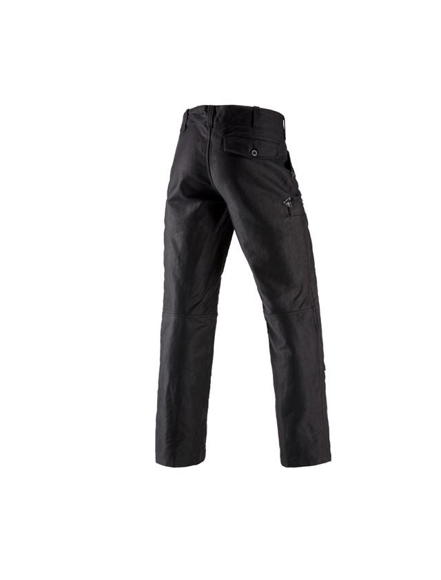 Roofer / Crafts: e.s. Craftman's Trousers with Kneepad Pockets + black 2