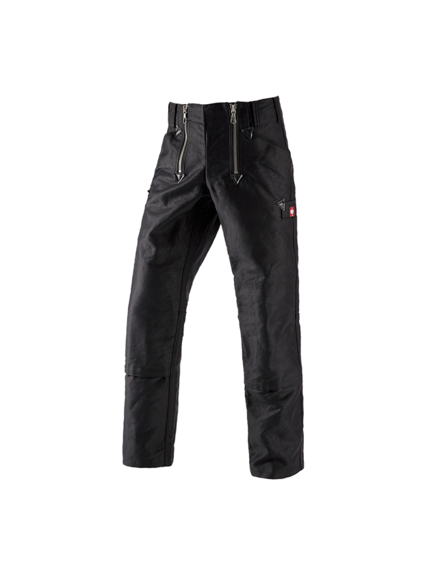 Roofer / Crafts: e.s. Craftman's Trousers with Kneepad Pockets + black 1