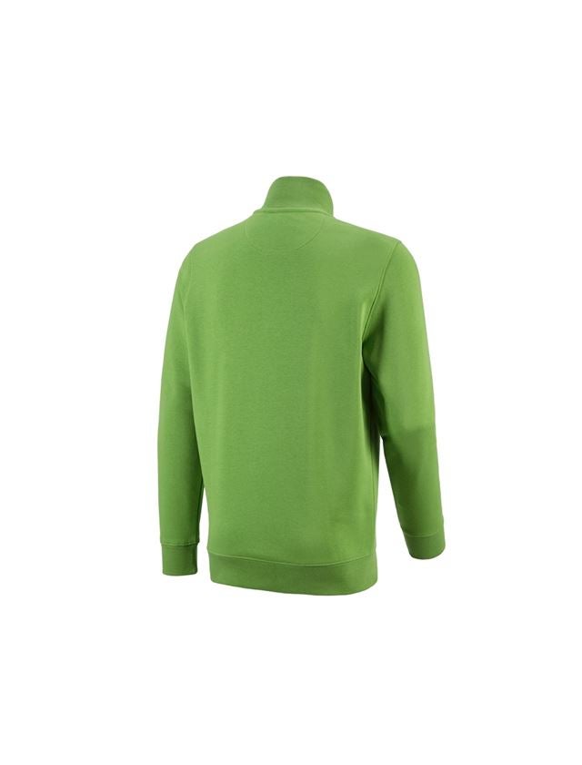 Gardening / Forestry / Farming: e.s. ZIP-sweatshirt poly cotton + seagreen 1