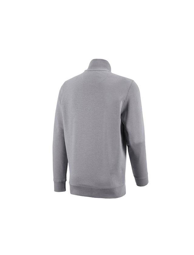 Hauts: e.s. Sweatshirt ZIP poly cotton + platine 1