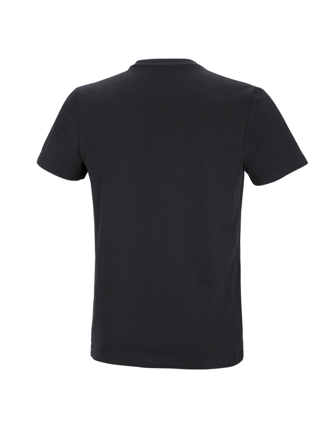 Thèmes: e.s. T-shirt fonctionnel poly cotton + noir 3