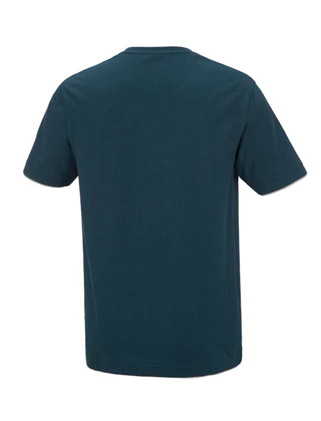 Topics: e.s. T-shirt cotton stretch Layer + seablue/platinum 1