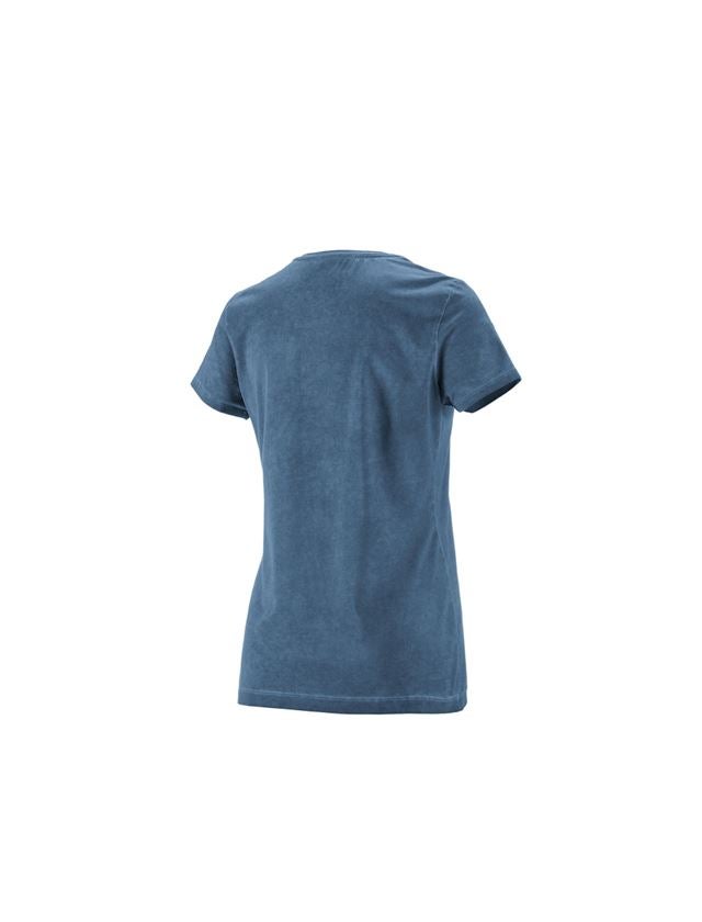 Thèmes: e.s. T-Shirt vintage cotton stretch, femmes + bleu antique vintage 4