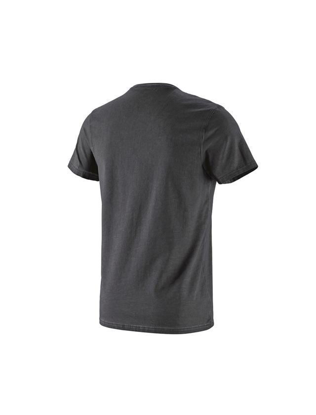 Hauts: e.s. T-Shirt vintage cotton stretch + noir oxyde vintage 4