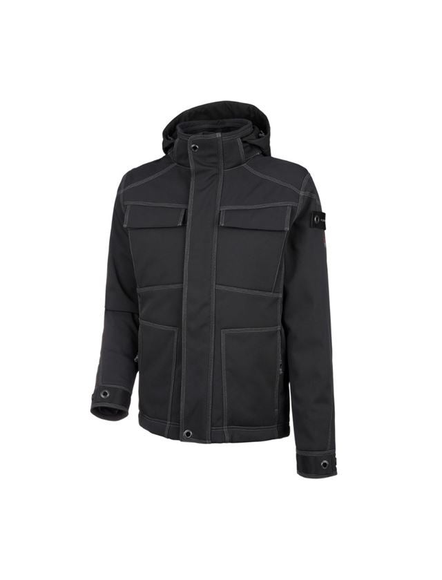 Gardening / Forestry / Farming: Winter softshell jacket e.s.roughtough + black 2