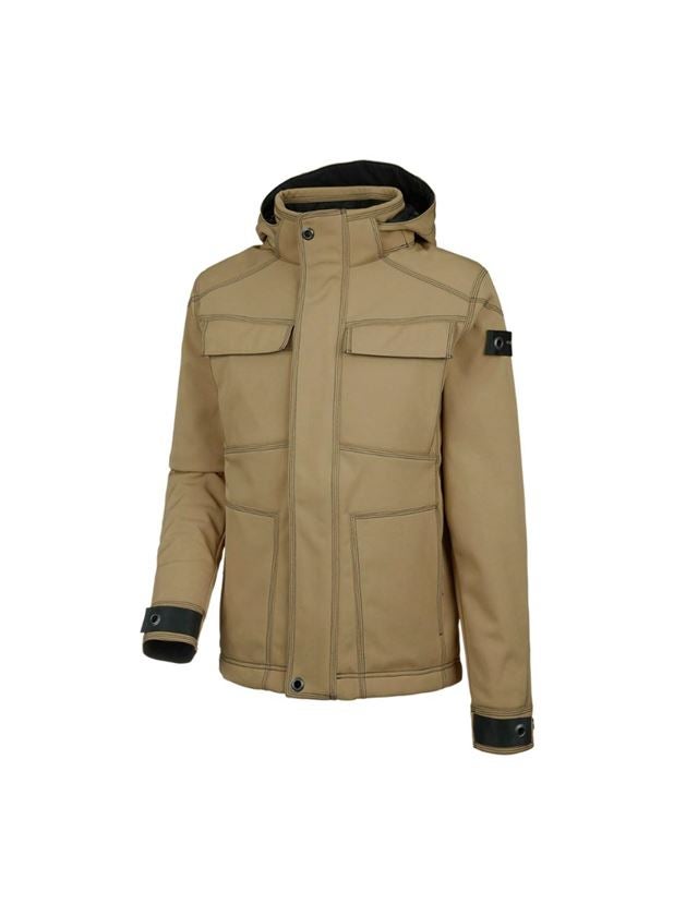 Cold: Winter softshell jacket e.s.roughtough + walnut 2