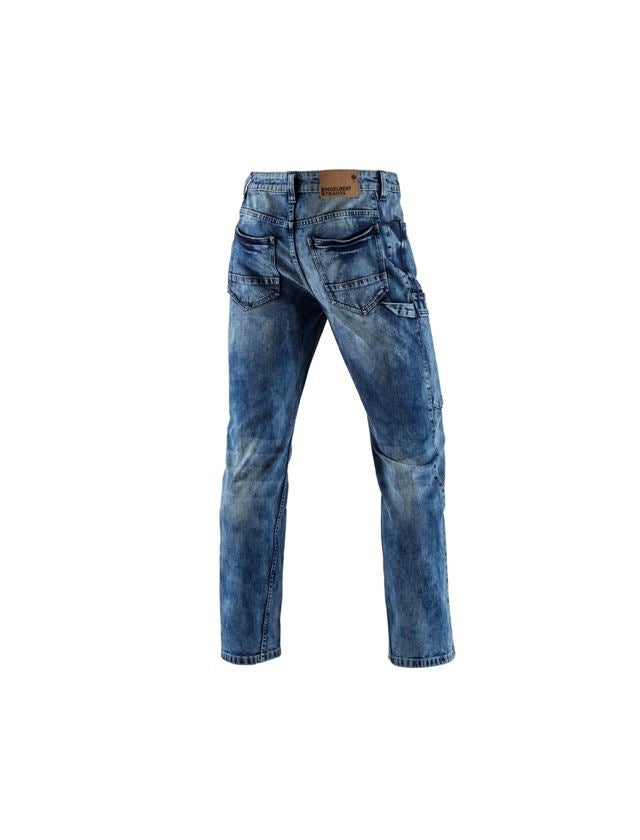 Pantalons de travail: e.s. Jeans à 7 poches + lightwashed 1
