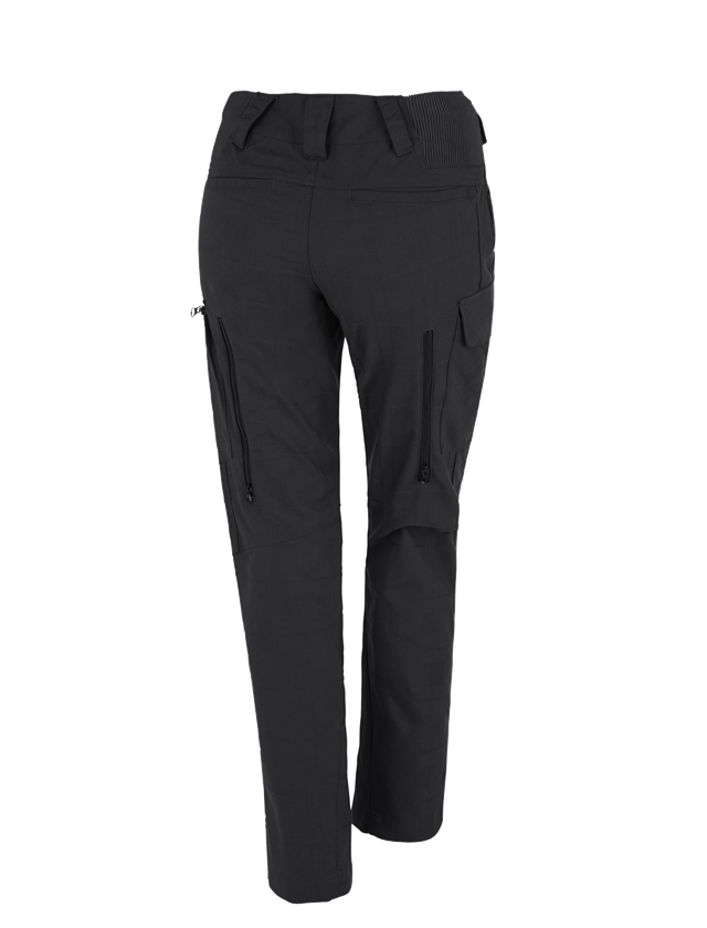 Thèmes: e.s. Pantalon de travail pocket, femmes + noir 1