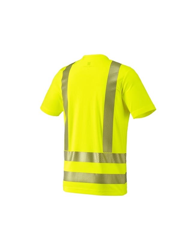 Hauts: e.s. T-shirt fonctionnel signal. + jaune fluo 1