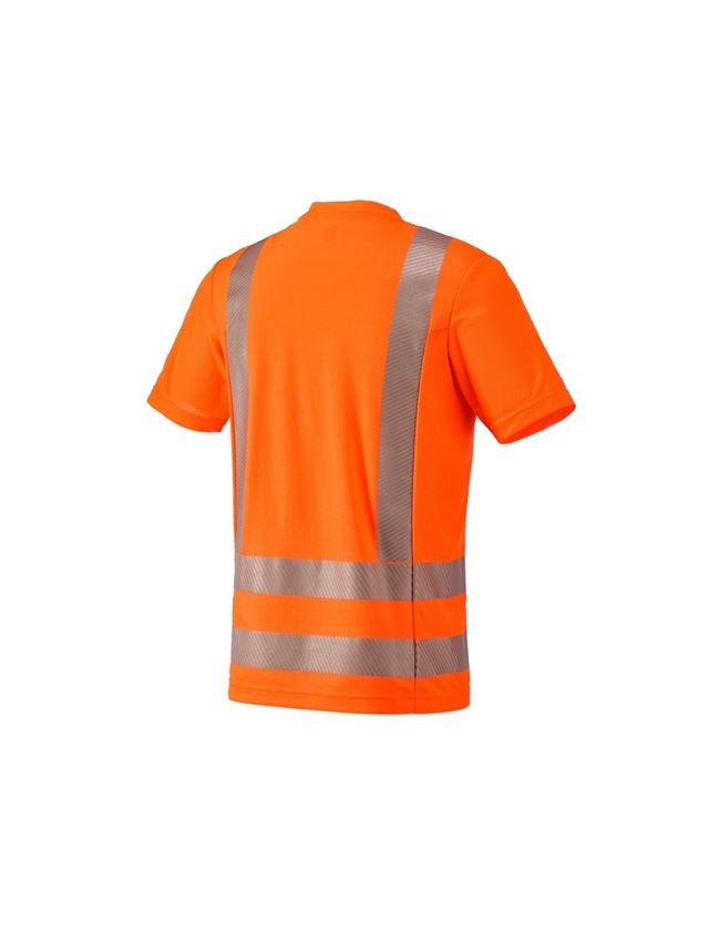 Hauts: e.s. T-shirt fonctionnel signal. + orange fluo 1
