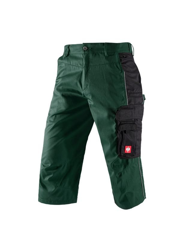 Topics: e.s.active 3/4 length trousers + green/black 2