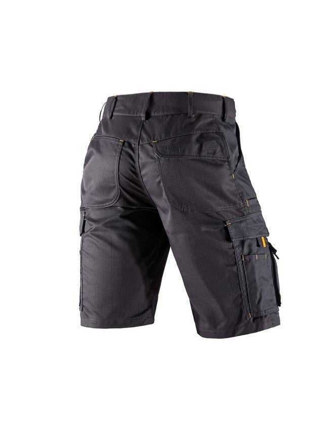 Pantalons de travail: Short e.s. carat + anthracite/jaune 3