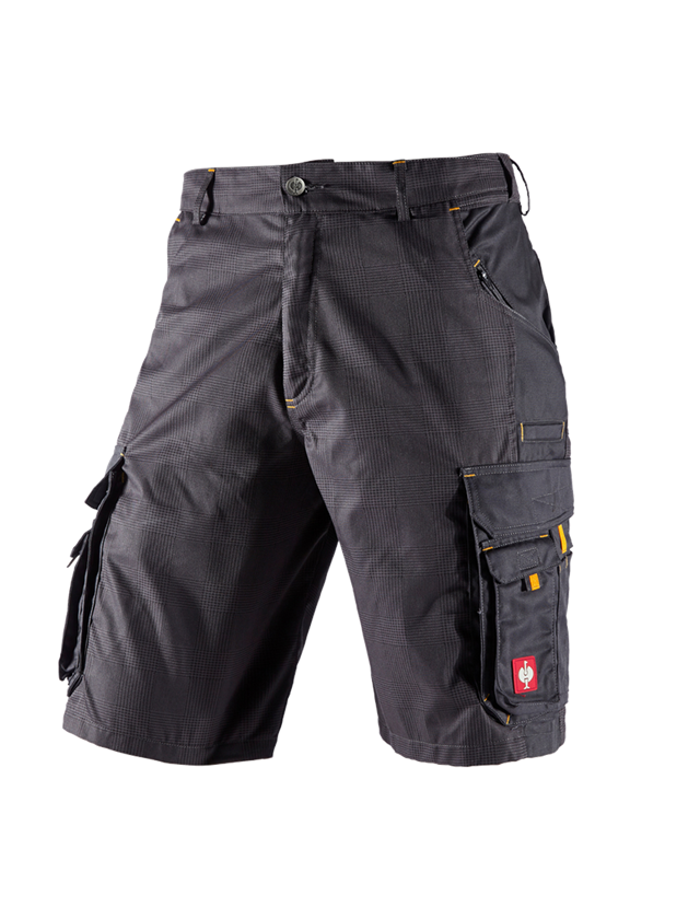 Pantalons de travail: Short e.s. carat + anthracite/jaune 2