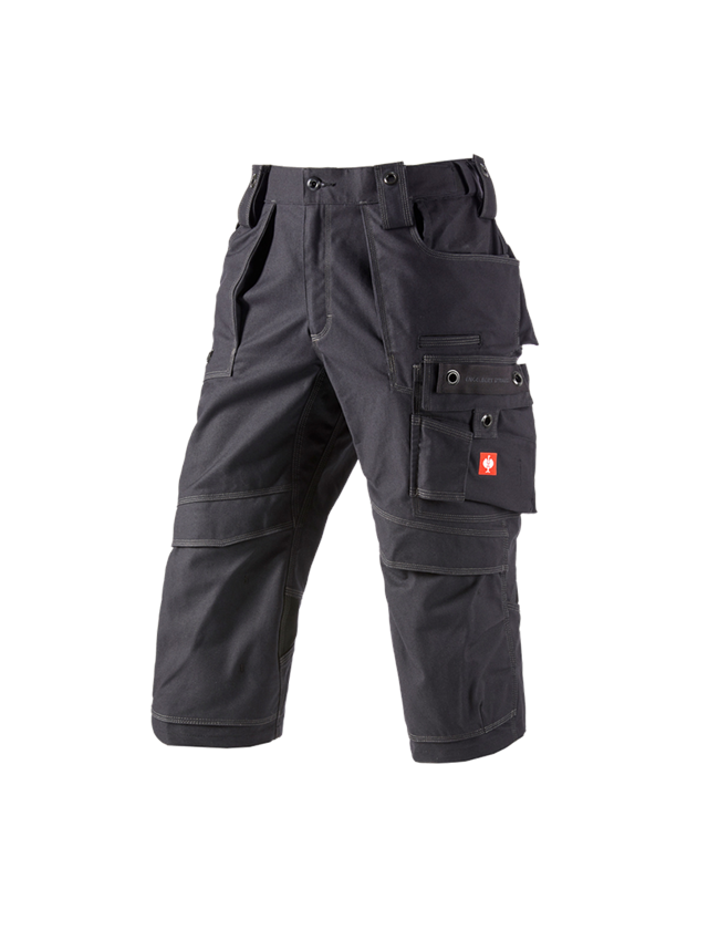 Plumbers / Installers: 3/4 length trousers e.s.roughtough + black 2