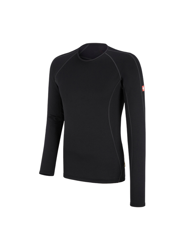 Froid: e.s. Fonction-Longsleeve thermo stretch-x-warm + noir 2