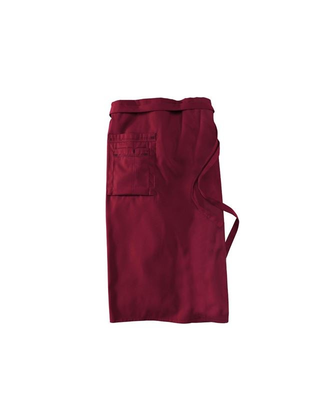 Topics: Mid-Length Apron + bordeaux/black