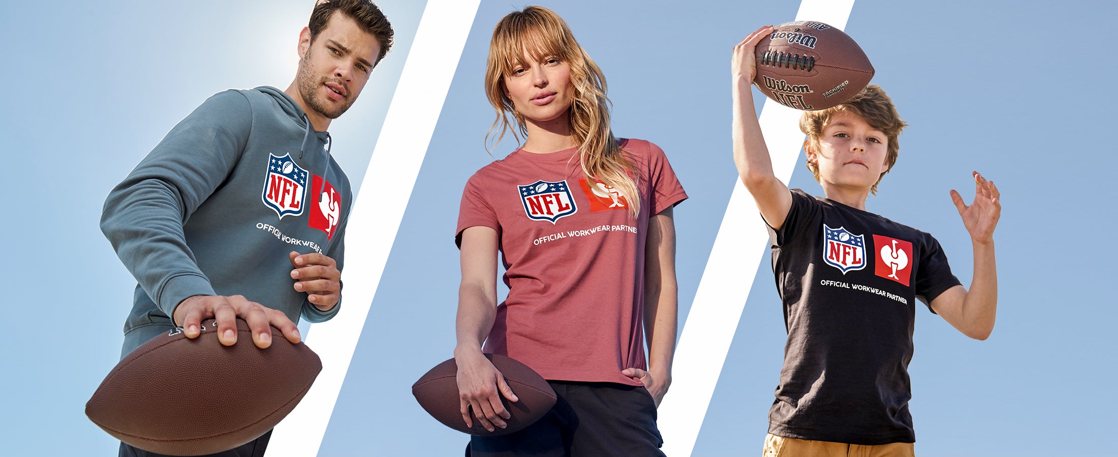 NFL X Strauss, Limited Edition, ladies’, men's, and children's tops